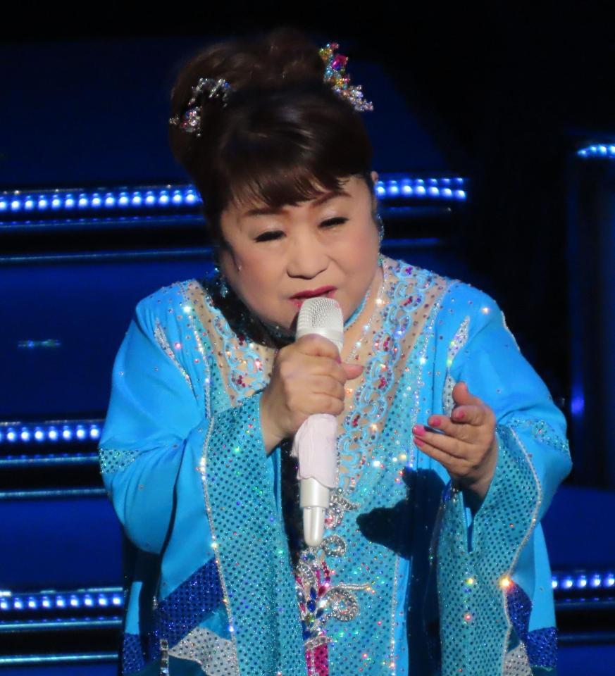 　「コンサート　２０２５」を開催した天童よしみ