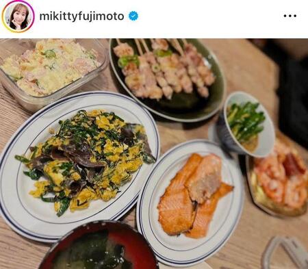 　５月２２日付の藤本美貴のインスタグラム＠ｍｉｋｉｔｔｙｆｕｊｉｍｏｔｏより 