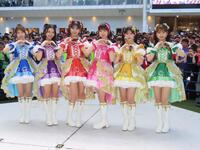 　イベントを行った超ときめき♡宣伝部の（左から）辻野かなみ、杏ジュリア、坂井仁香、小泉遥香、菅田愛貴、吉川ひより
