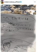 　松尾翠アナのインスタグラム＠ｍｉｄｏｒｉ．ｍａｔｓｕｏ＿ｏｆｆｉｃｉａｌより