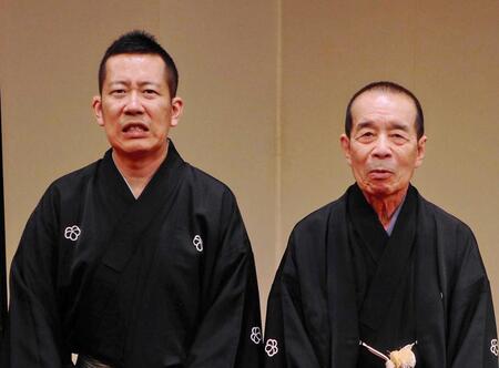 林家木久蔵（左）、林家木久扇