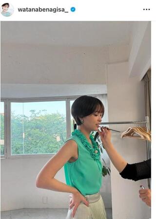 　渡邊渚のインスタグラム＠ｗａｔａｎａｂｅｎａｇｉｓａ＿より