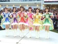 　イベントを行った超ときめき♡宣伝部の（左から）辻野かなみ、杏ジュリア、坂井仁香、小泉遥香、菅田愛貴、吉川ひより