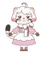 　中森明菜が担当するキャラクター「ボーカル」　©「あらいぐま カルカル団」製作委員会