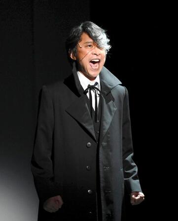 　ブラック・ジャックを演じる坂本昌行（撮影・堀内翔）