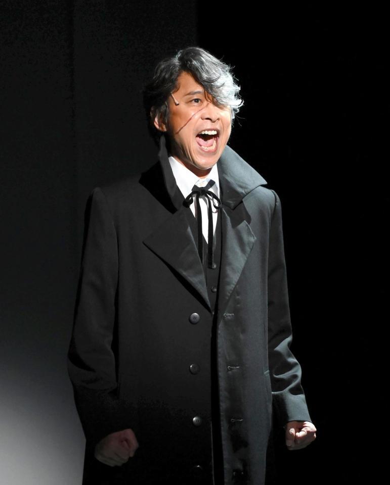 　ブラック・ジャックを演じる坂本昌行（撮影・堀内翔）