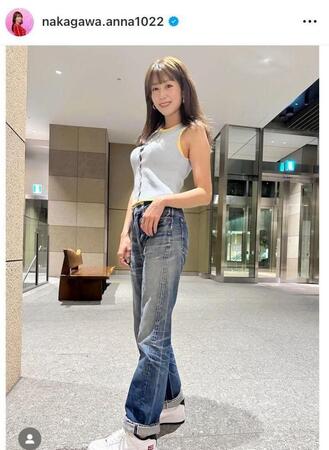 　中川安奈のインスタグラム＠ｎａｋａｇａｗａ．ａｎｎａ１０２２より