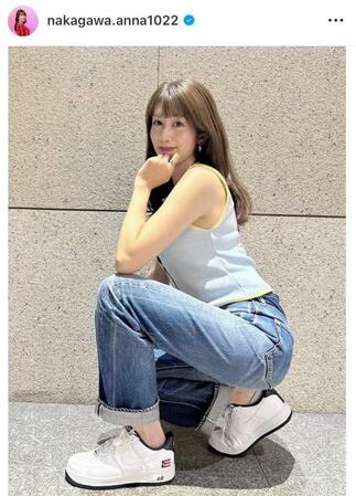 　中川安奈のインスタグラム＠ｎａｋａｇａｗａ．ａｎｎａ１０２２より