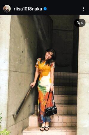 仲里依紗のインスタグラム（＠ｒｉｉｓａ１０１８ｎａｋａ）より