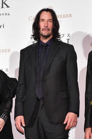 　ジャパンプレミアに登場したキアヌ・リーブス＝２０１９年９月