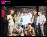 　パフォーマンスしたＢＥ：ＦＩＲＳＴ　「ＣＤＴＶライブ！ライブ！」」のＸ＠ＴＢＳＣＤＴＶより 