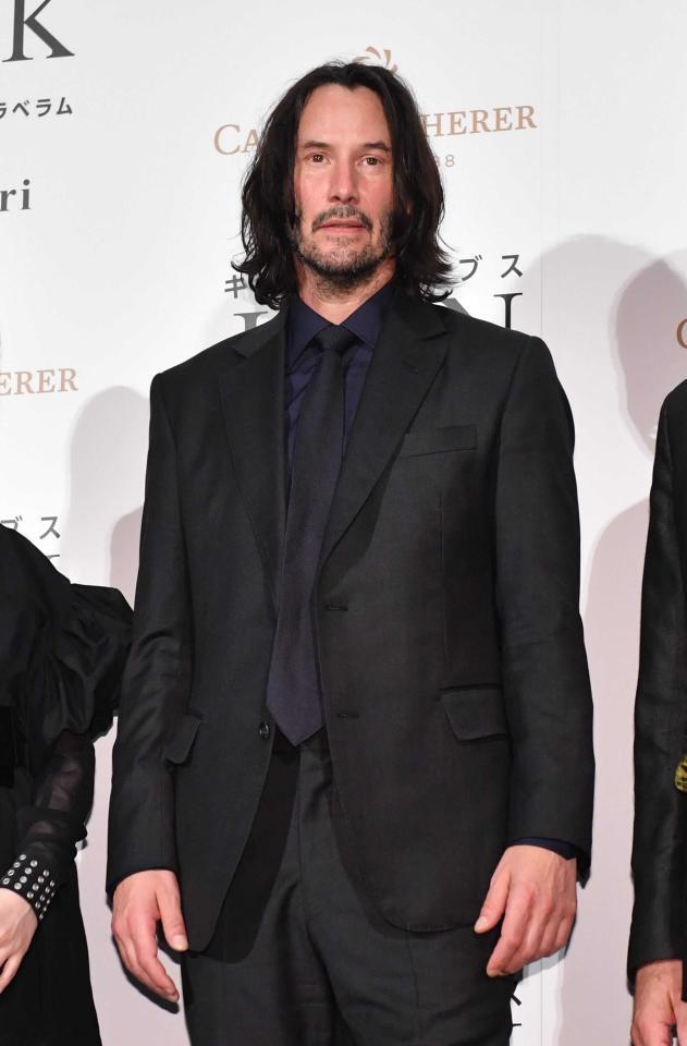 　ジャパンプレミアに登場したキアヌ・リーブス＝２０１９年９月