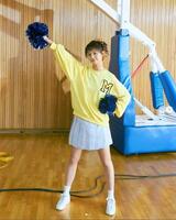 　Ｇｉｒｌ’ｓ　Ｄａｙ・ヘリの公式インスタグラム＠ｈｙｅｒｉ．ｏｆｆｉｃｉａｌより　韓国映画「Ｖｉｃｔｏｒｙ」でチアリーディング部のピルソン役を演じた