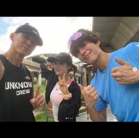 　Ｓｅａｎの公式インスタグラム＠ｊｉｎｕｓｅａｎ３０００より（左から）Ｓｅａｎ、ダニエル、パク・ボゴム