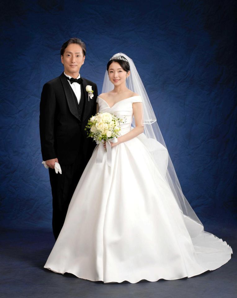 　結婚式を挙げた中村七之助（左）と杏奈さん