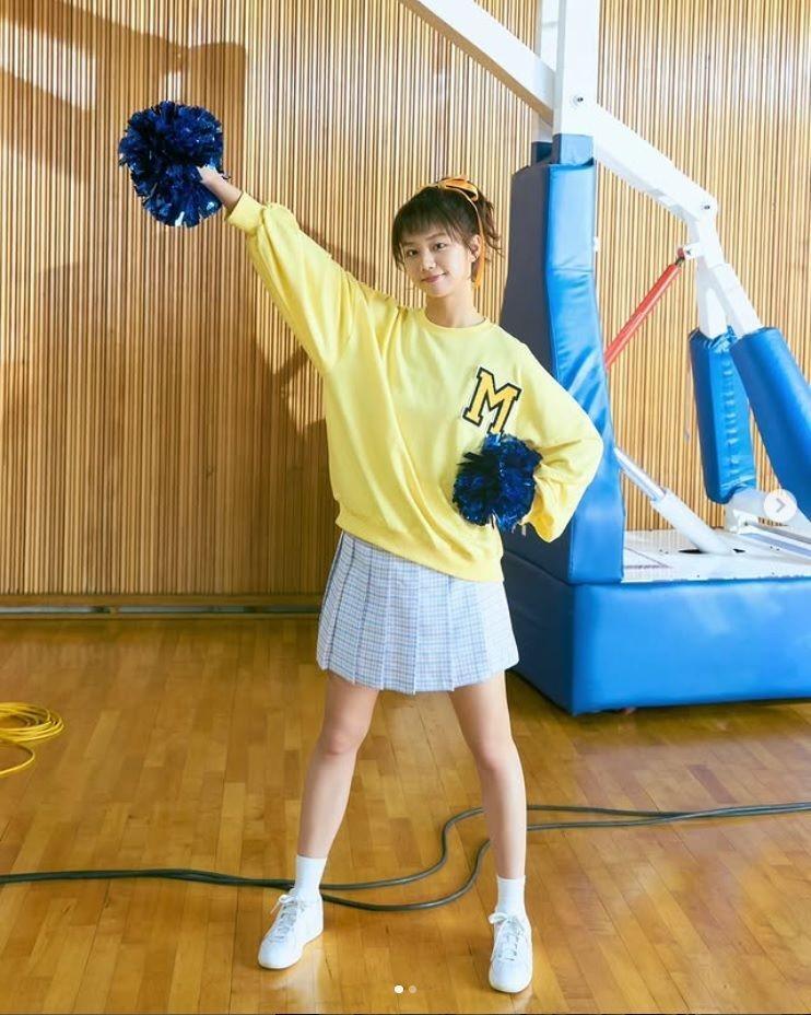 　Ｇｉｒｌ’ｓ　Ｄａｙ・ヘリの公式インスタグラム＠ｈｙｅｒｉ．ｏｆｆｉｃｉａｌより　韓国映画「Ｖｉｃｔｏｒｙ」でチアリーディング部のピルソン役を演じた