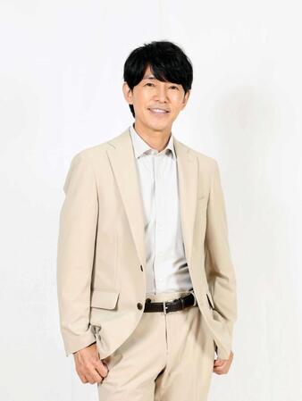 　爽やかな笑顔を見せる藤木直人（撮影・佐々木彰尚）