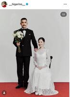 比嘉梨乃のインスタグラム（＿ｈｉｇａｒｉｎｏ＿）より