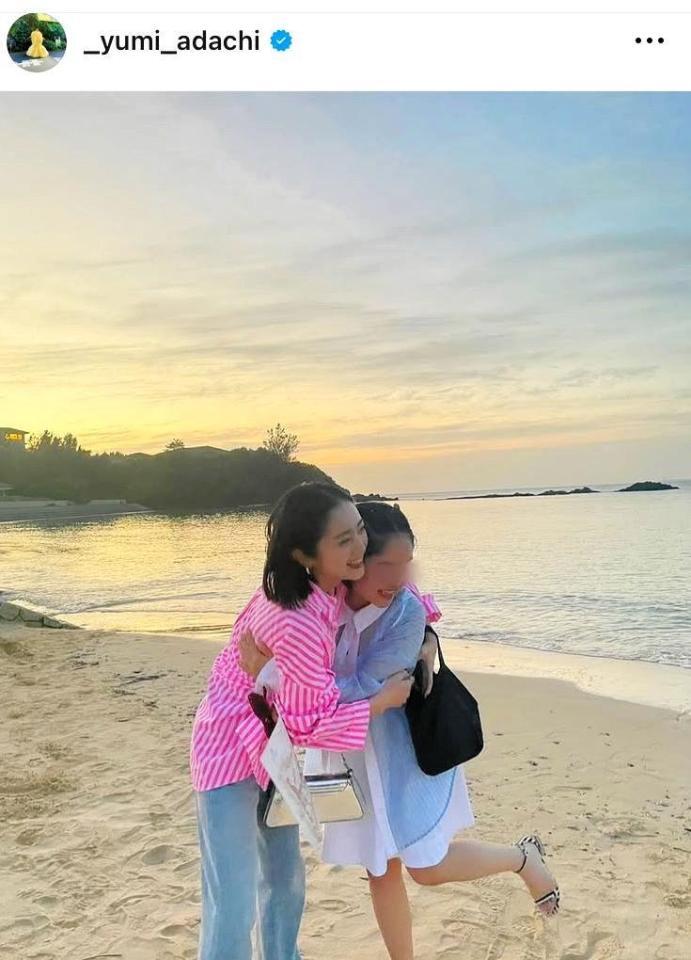 　娘の１８歳誕生日を報告した２４年４月の安達祐実のインスタグラム＠＿ｙｕｍｉ＿ａｄａｃｈｉより