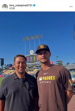 　中島裕之氏のインスタグラム＠ｈｉｒｏ＿ｎａｋａｊｉｍａ０７３１より