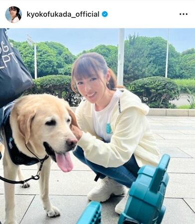 ８カ月ぶりの投稿で元気な姿を見せる深田恭子のインスタグラム＠ｋｙｏｋｏｆｕｋａｄａ＿ｏｆｆｉｃｉａｌより