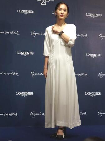 　「ロンジン」１００周年記念イベントに出席した前田敦子