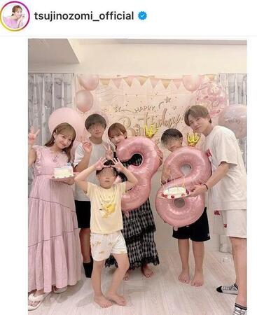 ３８歳の誕生日、６月１７日付の辻希美のインスタグラム＠ｔｓｕｊｉｎｏｚｏｍｉ＿ｏｆｆｉｃｉａｌより 