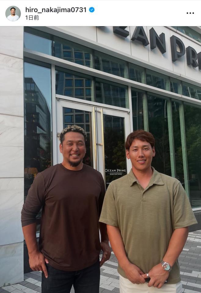 　中島裕之氏のインスタグラム＠ｈｉｒｏ＿ｎａｋａｊｉｍａ０７３１より