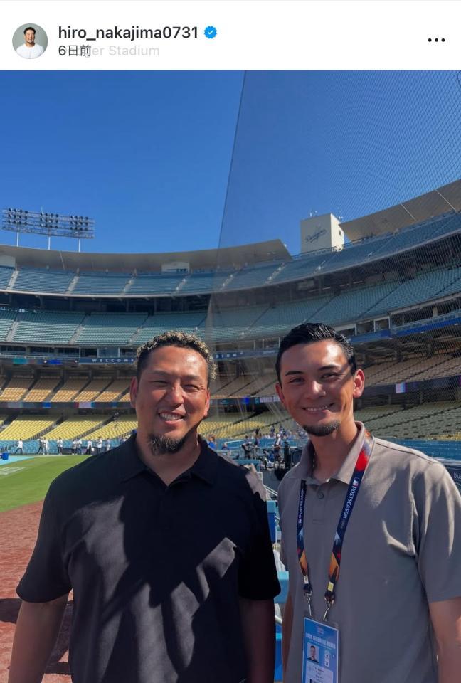 　中島裕之氏のインスタグラム＠ｈｉｒｏ＿ｎａｋａｊｉｍａ０７３１より