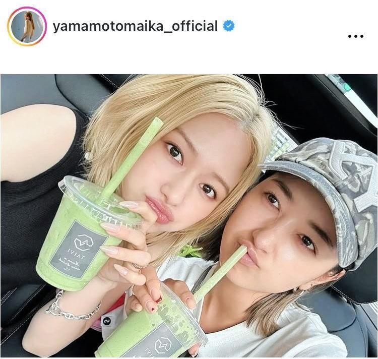 みちょぱとドライブ！山本舞香のインスタグラム＠ｙａｍａｍｏｔｏｍａｉｋａ＿ｏｆｆｉｃｉａｌより