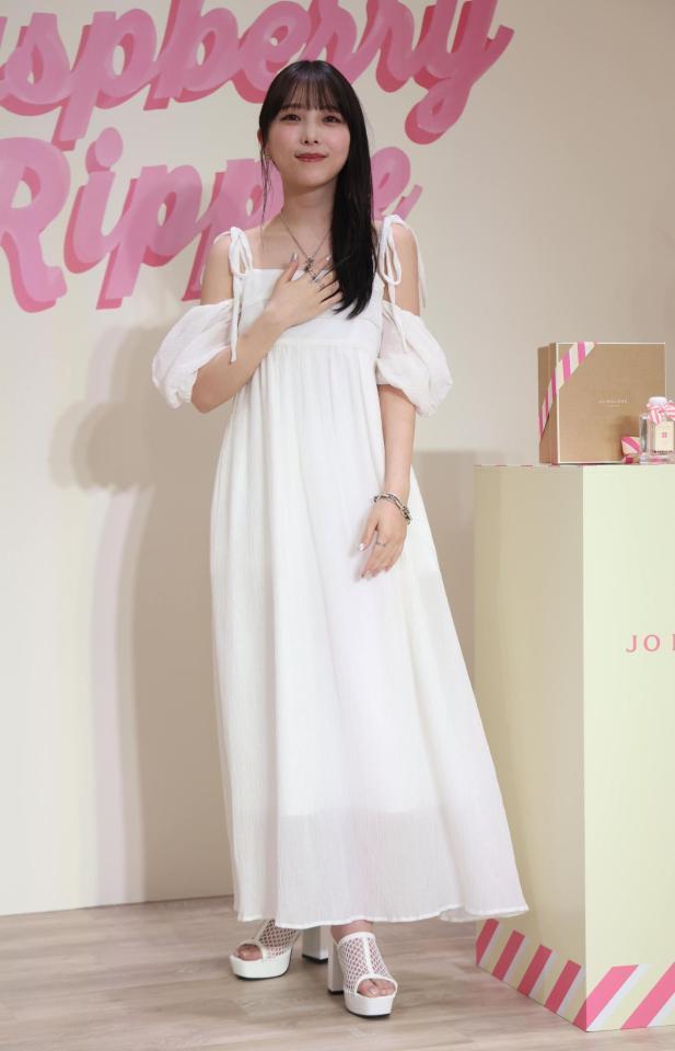 　イベントに登場した与田祐希（撮影・佐々木彰尚）