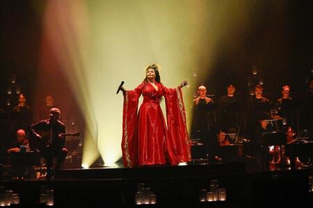 　来日公演を行ったサラ・ブライトマン（Ｐｈｏｔｏ　ｂｙ　Ｒｙｏｔａ　Ｍｏｒｉ）