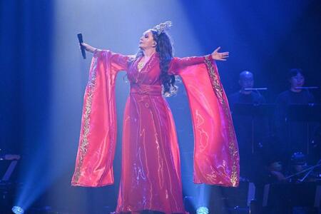 　来日公演を行ったサラ・ブライトマン（Ｐｈｏｔｏ　ｂｙ　Ｒｙｏｔａ　Ｍｏｒｉ）