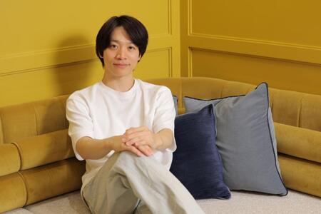 　自分のペースを大切にし歩み続ける今江大地＝都内（撮影・吉澤敬太）