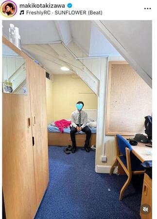 　滝沢眞規子のインスタグラム＠ｍａｋｉｋｏｔａｋｉｚａｗａより 