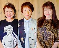 　声優の（左から）坂本千夏、伊倉一恵、神代知衣