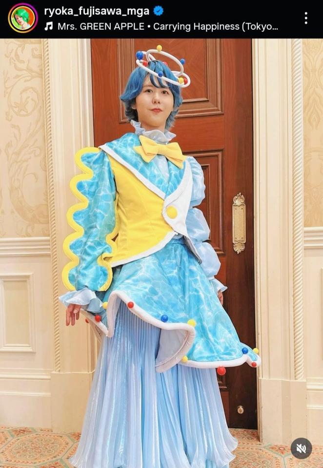 　Ｍｒｓ．　ＧＲＥＥＮ　ＡＰＰＬＥ・藤澤涼架のインスタグラム＠ｒｙｏｋａ＿ｆｕｊｉｓａｗａ＿ｍｇａから
