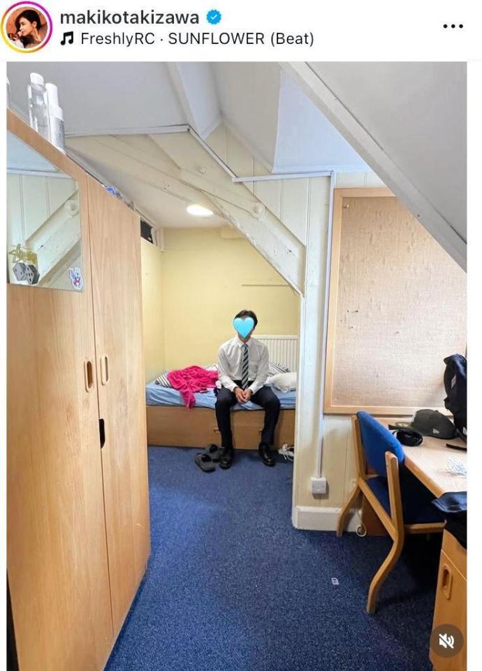 　滝沢眞規子のインスタグラム＠ｍａｋｉｋｏｔａｋｉｚａｗａより 