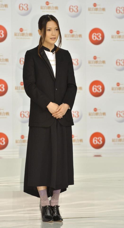 　２０１２年１１月、ＮＨＫ紅白歌合戦出場が決まり、会見に登場したＹＵＩ