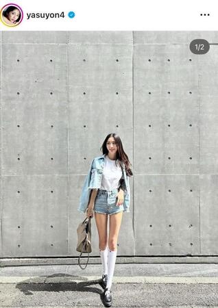 ４月の斎藤恭代のインスタグラム＠ｙａｓｕｙｏｎ４より