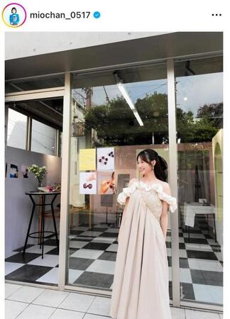 ５日付の朝長美桜のインスタグラム＠ｍｉｏｃｈａｎ＿０５１７より 