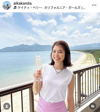 　神田愛花のインスタグラム＠ａｉｋａｋａｎｄａより