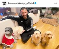 ２３年１２月の川又堅碁のインスタグラム＠ｋａｗａｍａｔａｋｅｎｇｏ＿ｏｆｆｉｃｉａｌより 