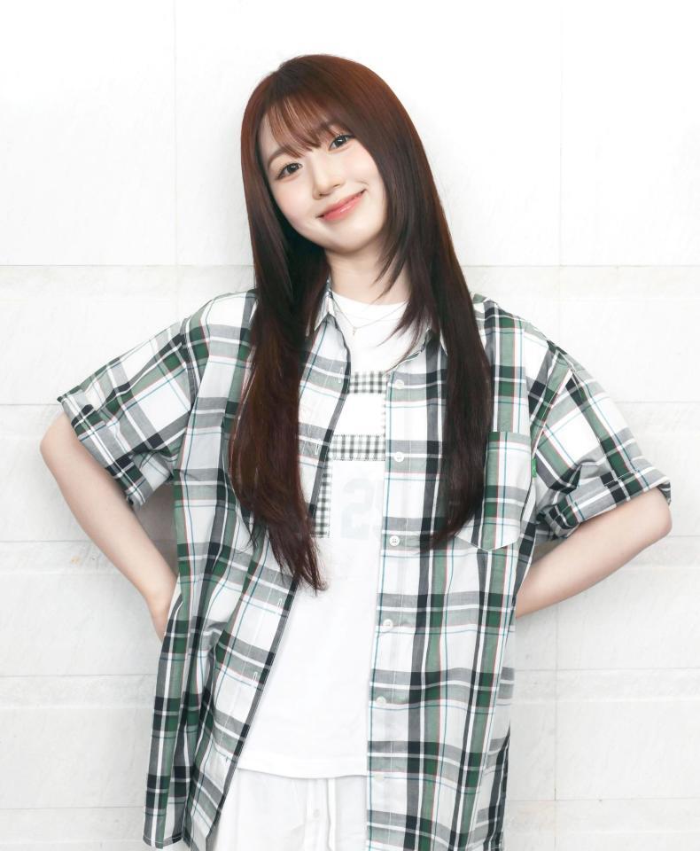 　ＮＭＩＸＸのヘウォン（撮影・堀内翔）