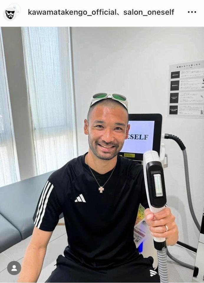 ２４年５月の川又堅碁のインスタグラム＠ｋａｗａｍａｔａｋｅｎｇｏ＿ｏｆｆｉｃｉａｌより 