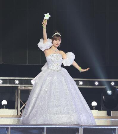 　卒業公演を行ったモーニング娘。’２５の生田衣梨奈（撮影・佐々木彰尚）