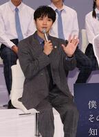 　制作発表に登場した磯村勇斗（撮影・石井剣太郎）