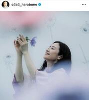 今年５月の原田知世のインスタグラム＠ｏ３ａ３＿ｈａｒａｔｏｍｏより