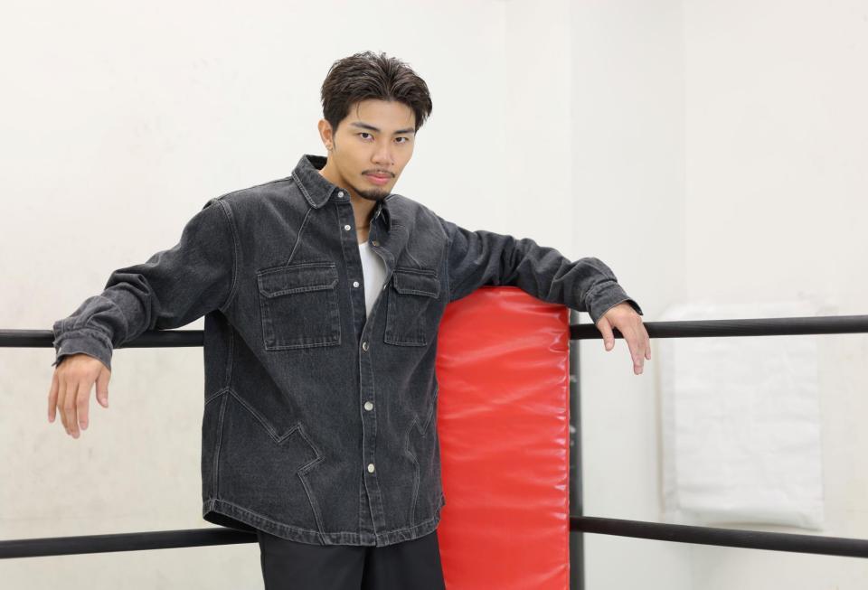 　７月１３日にＤＤＴ入団後１発目の試合に挑む武知海青（撮影・棚橋慶太）