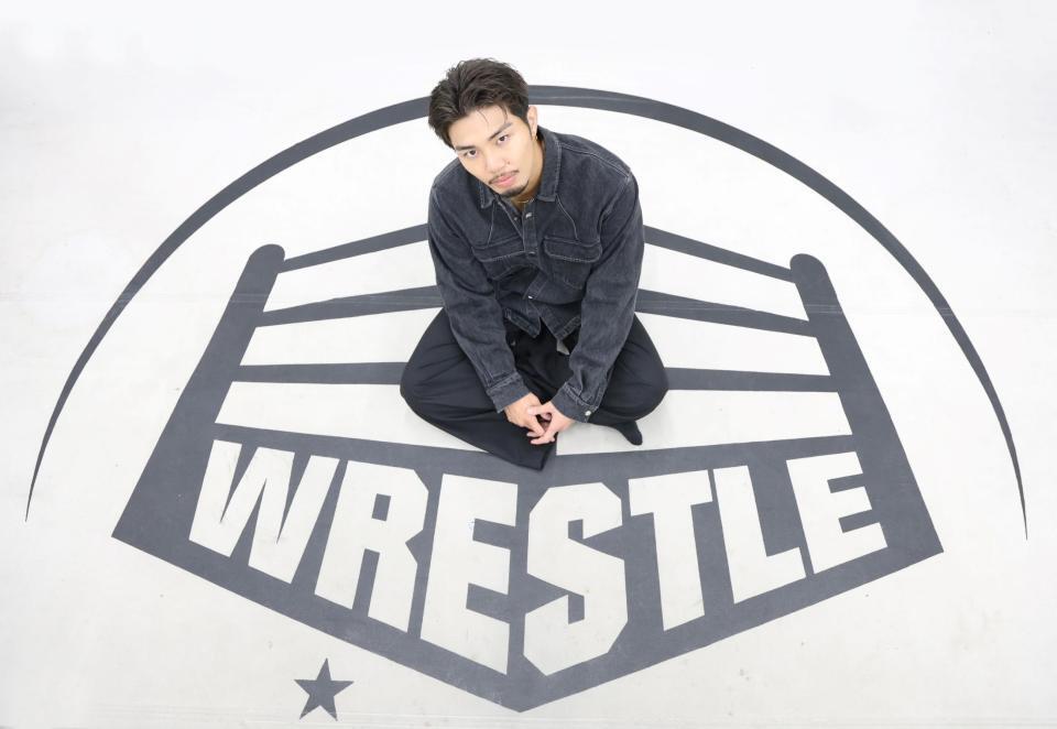 　７月１３日にＤＤＴ入団後１発目の試合に挑む武知海青（撮影・棚橋慶太）